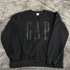 GAP Men's Crewneck Black Sweater Medium